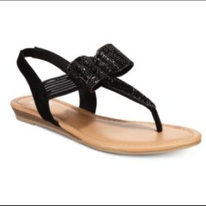 Material Girl Seana Open Toe Slingback Sandals